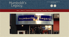 Desktop Screenshot of humboldtslegacy.com