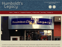 Tablet Screenshot of humboldtslegacy.com